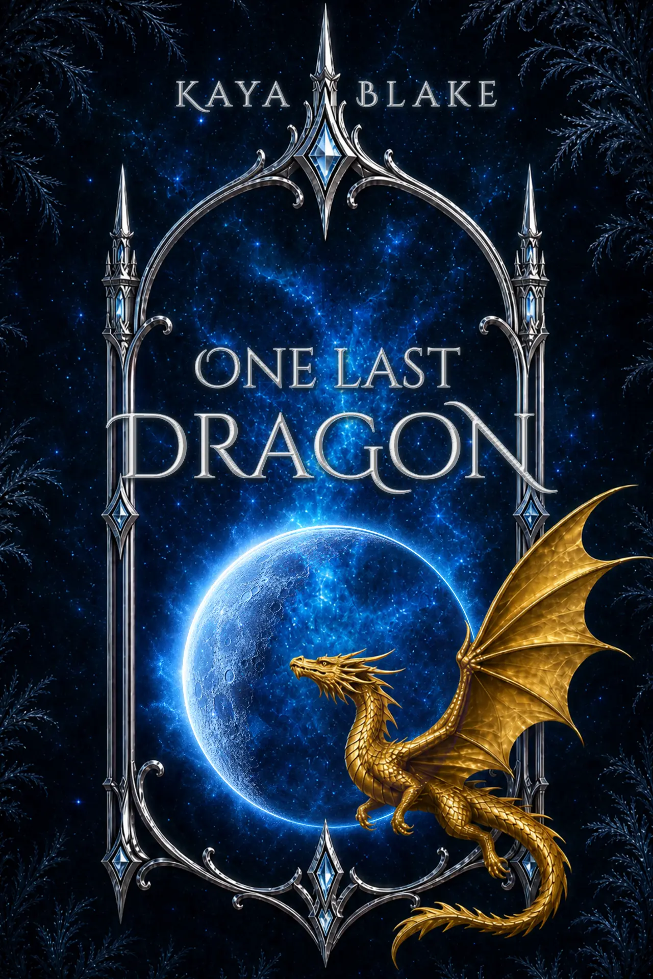 Cubierta de fantasía «One Last Dragon», de Kaya Blake